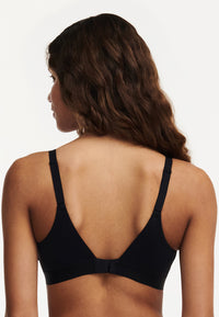 Chantelle "Norah" Black Comfort Supportive Wirefree Bra (C-FF)