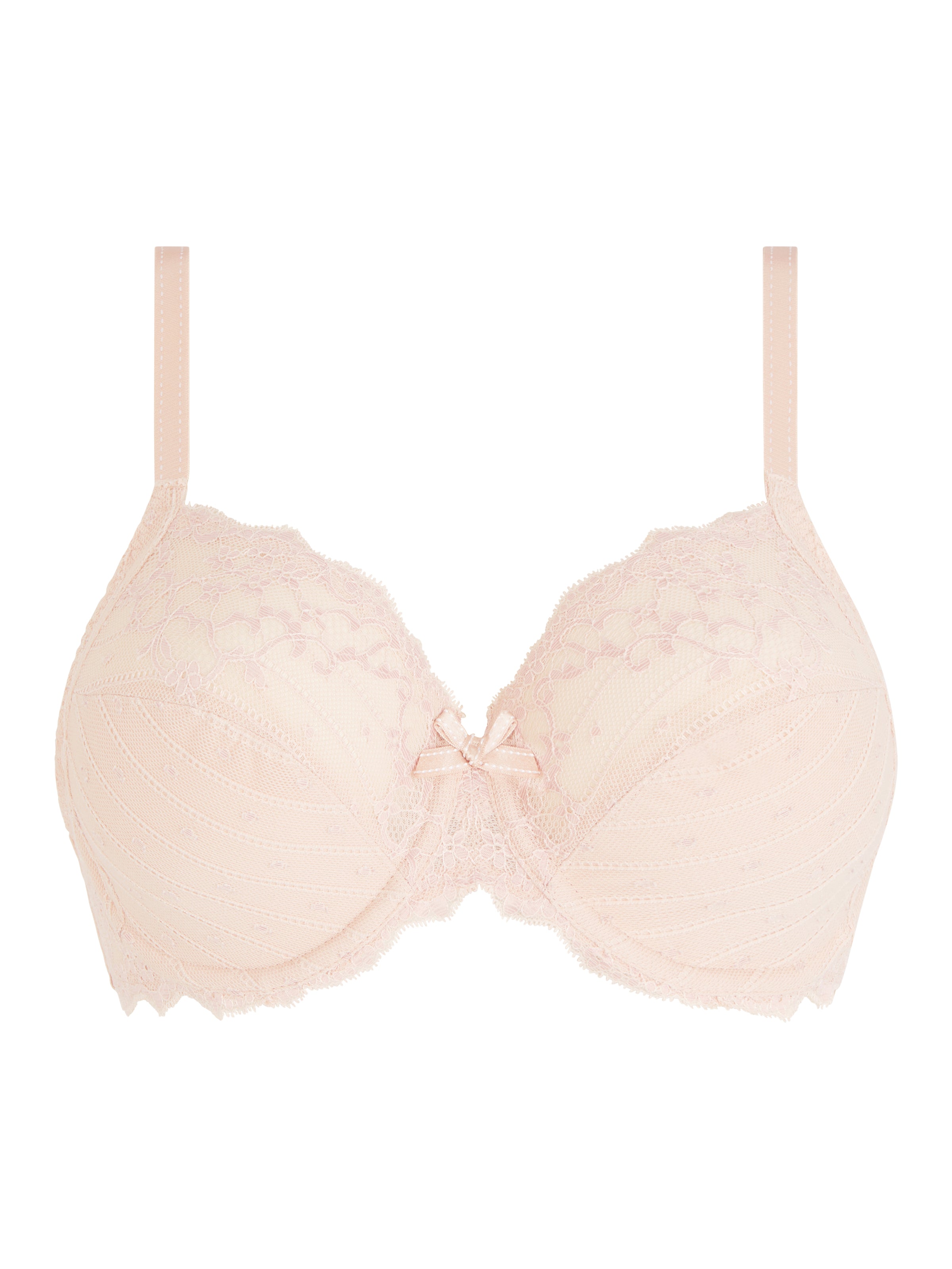 Chantelle "Rive Gauche" Rose Petal Nude UW Full Coverage Unlined Bra (C-G)
