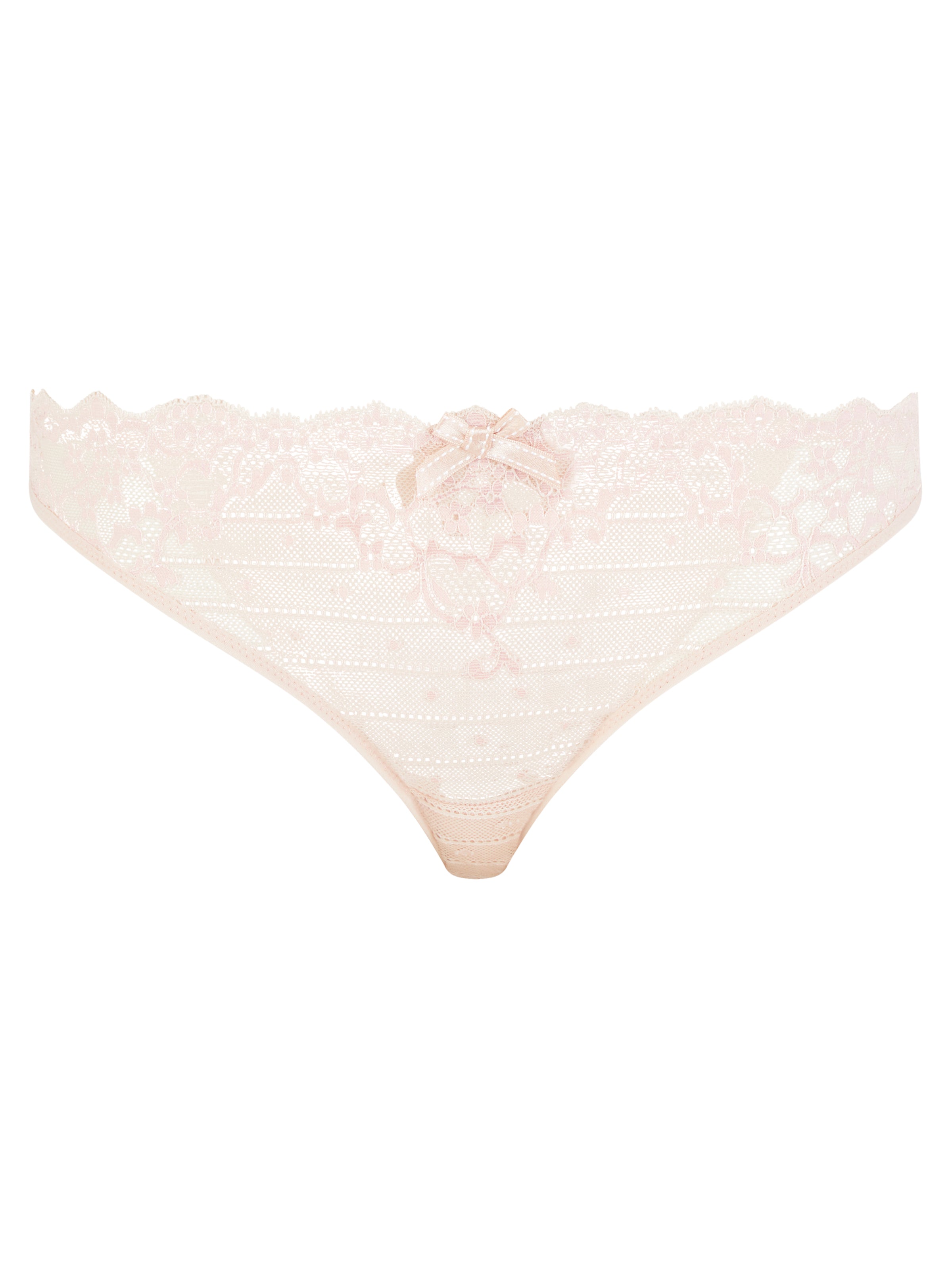Chantelle "Rive Gauche" Rose Petal Nude Lace Bikini