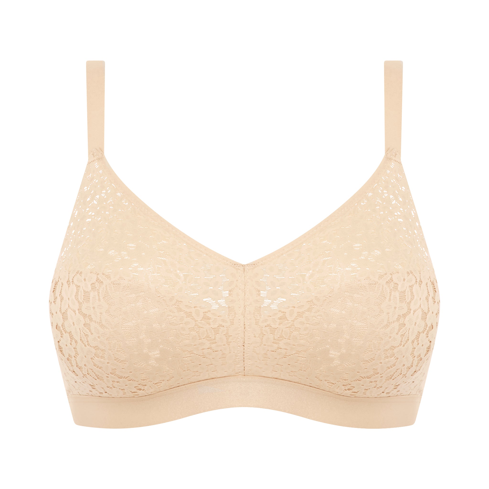 Chantelle "Norah" Nude Blush Comfort Supportive Wirefree Bra