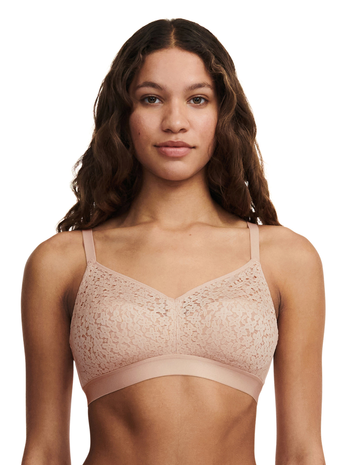 Chantelle "Norah" Nude Blush Comfort Supportive Wirefree Bra