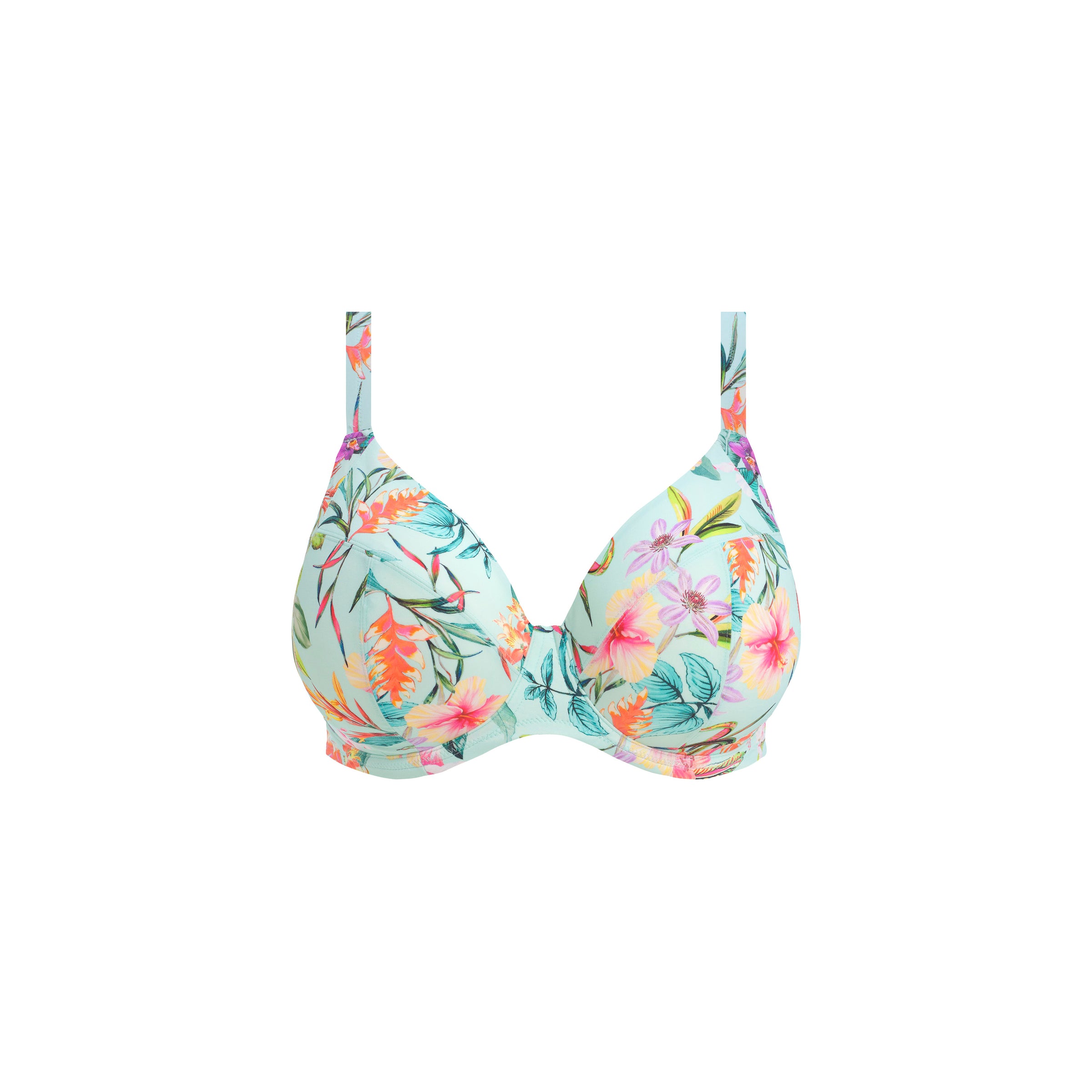 Elomi "Sunshine Cove" UW Plunge Bikini Top (E-FF)