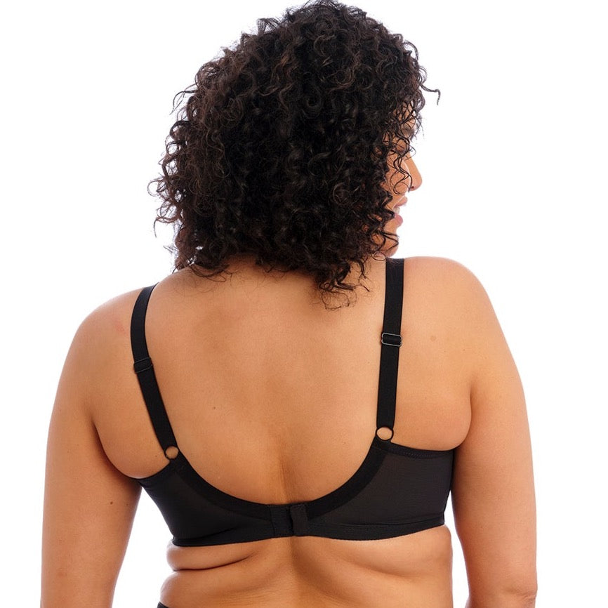 Elomi "Brianna" Black UW Plunge Bra (E-K)
