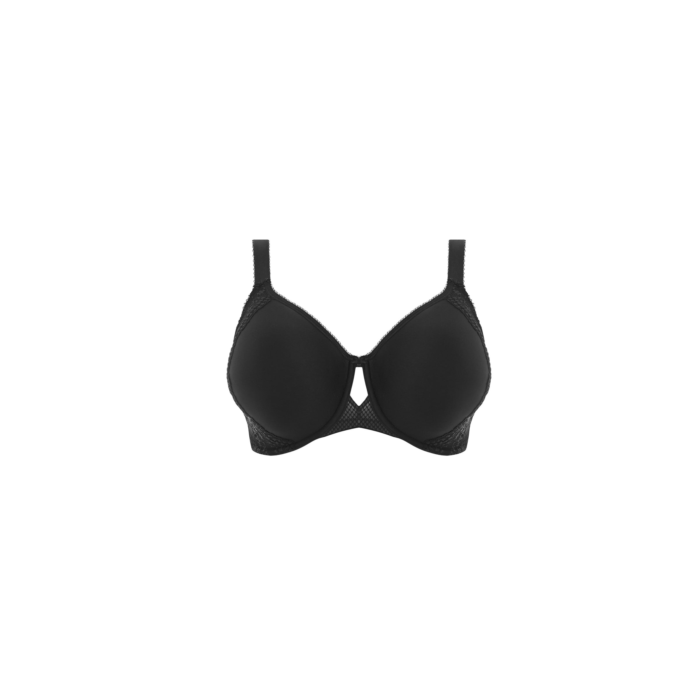 Elomi "Charley" Black UW Moulded Spacer Bra (DD-HH)