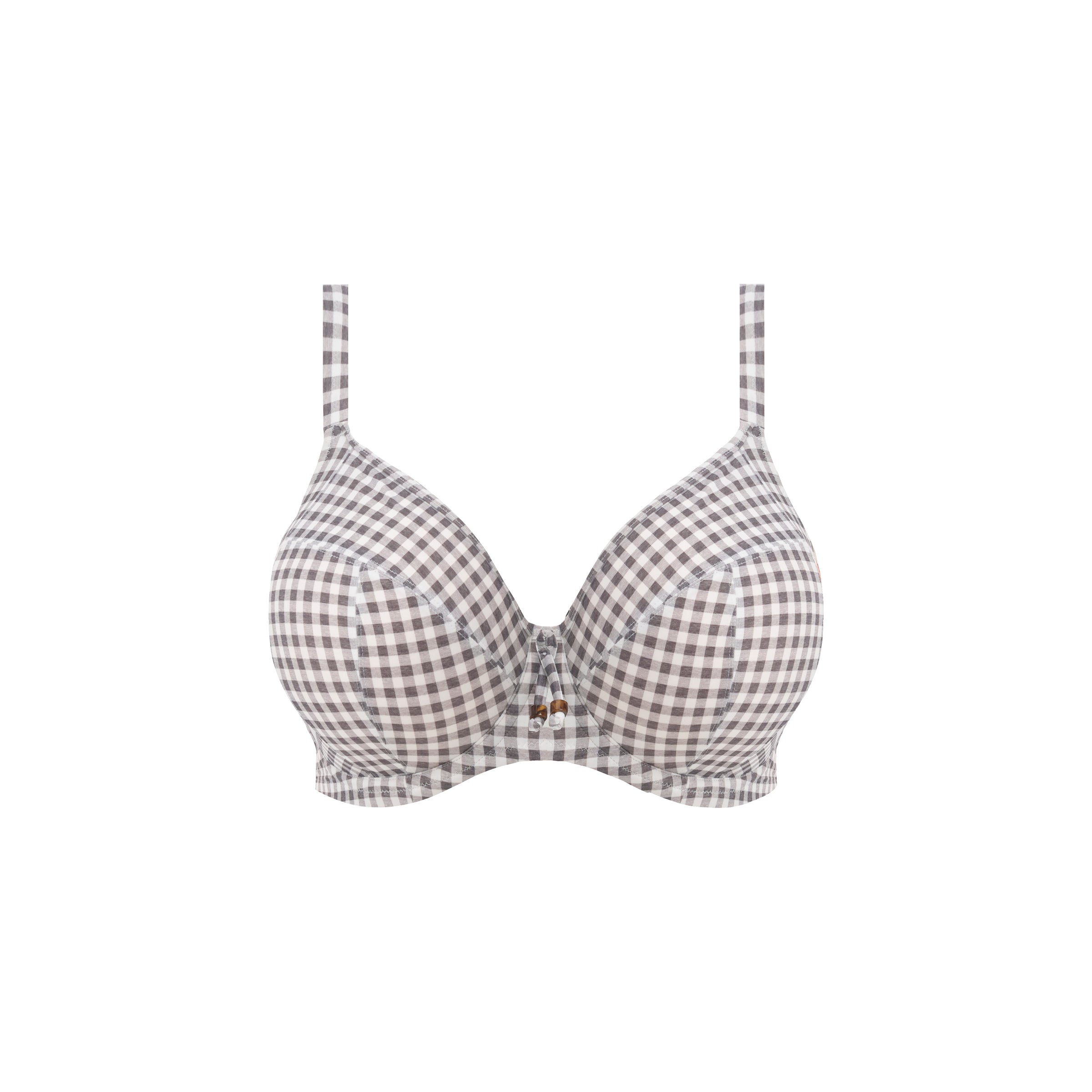 Elomi "Checkmate" UW Plunge Bikini Top (DD-HH)