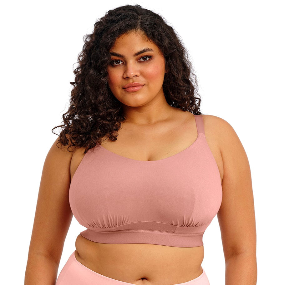 Elomi "Downtime" Ashrose Non-Wired Bralette (F-JJ)