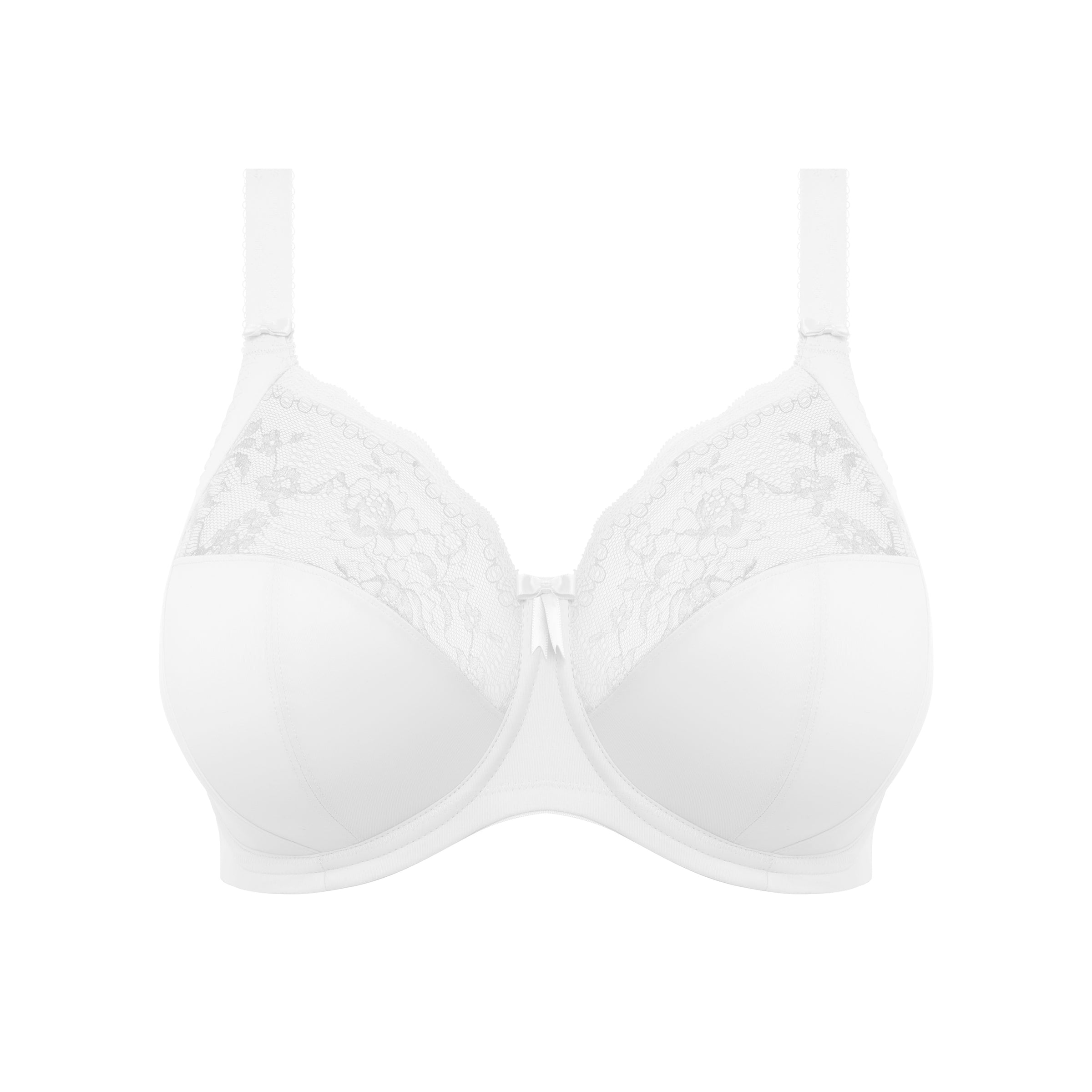 Elomi "Morgan" White UW Bra (DD-K)