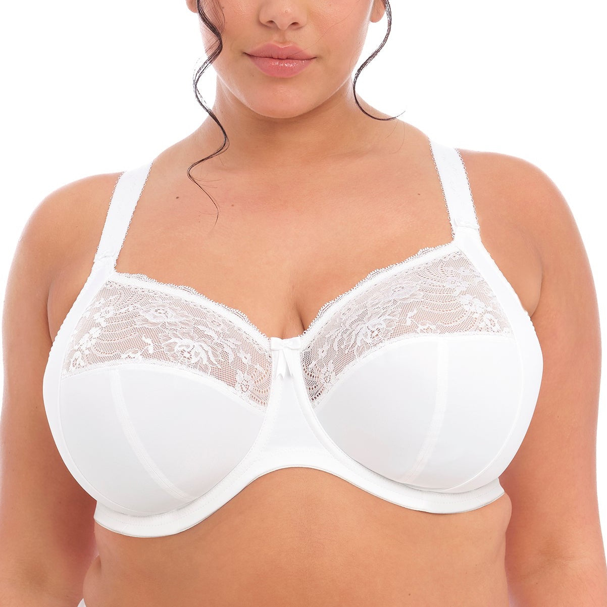 Elomi "Morgan" White UW Bra (DD-K)