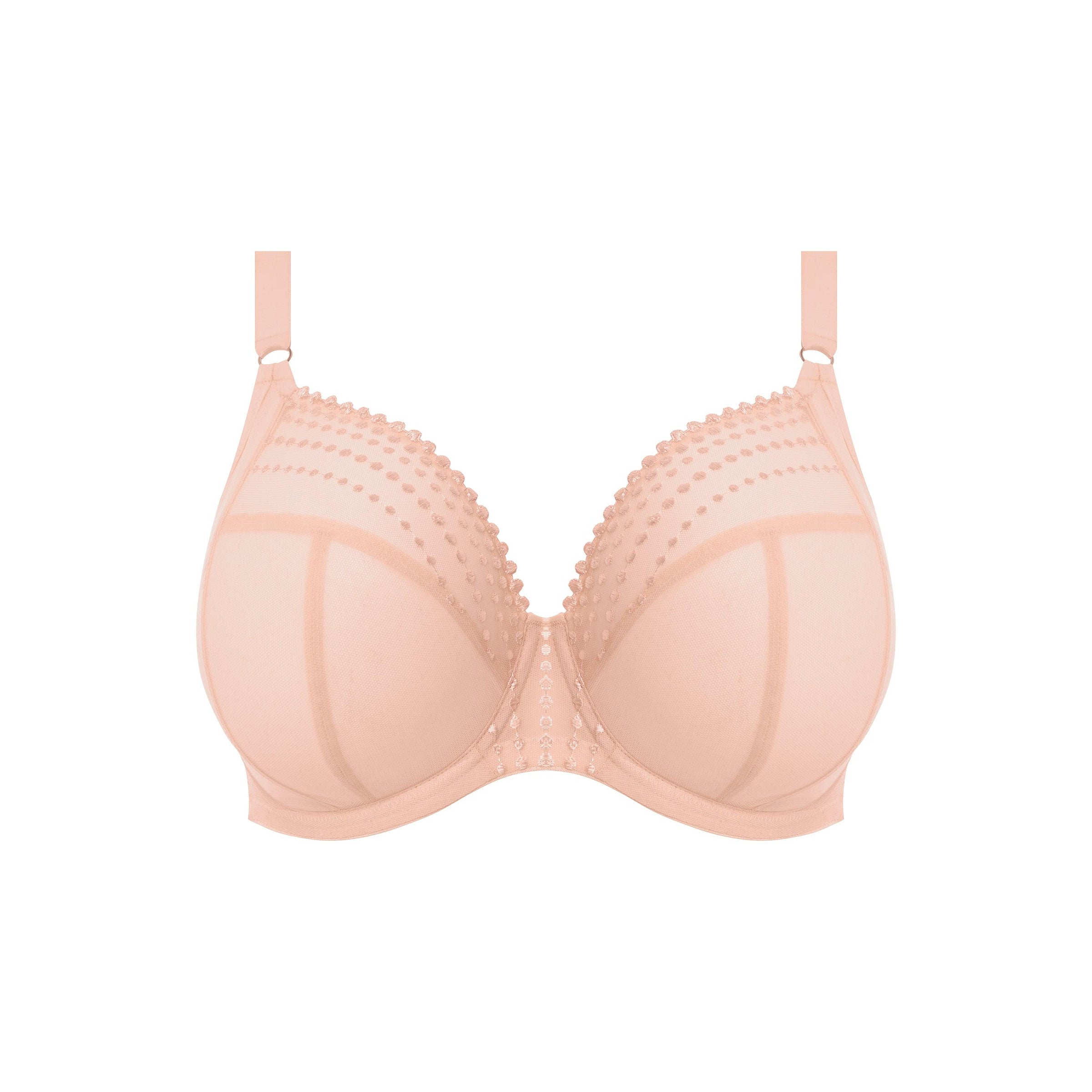 Elomi "Matilda" Pearl Blush UW Plunge Bra (DD-K) - Lion's Lair Boutique - 32, 34, 36, 38, 40, 42, 44, 46, BPX, continuity, DD, E, elomi, F, FF, G, GG, H, HH, J, JJ, K, lingerie, MATILDA, plunge - Elomi