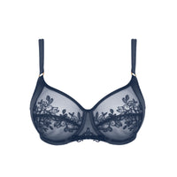 Empreinte "Paola" Bleu Venise UW Low Necked Bra (F-G)