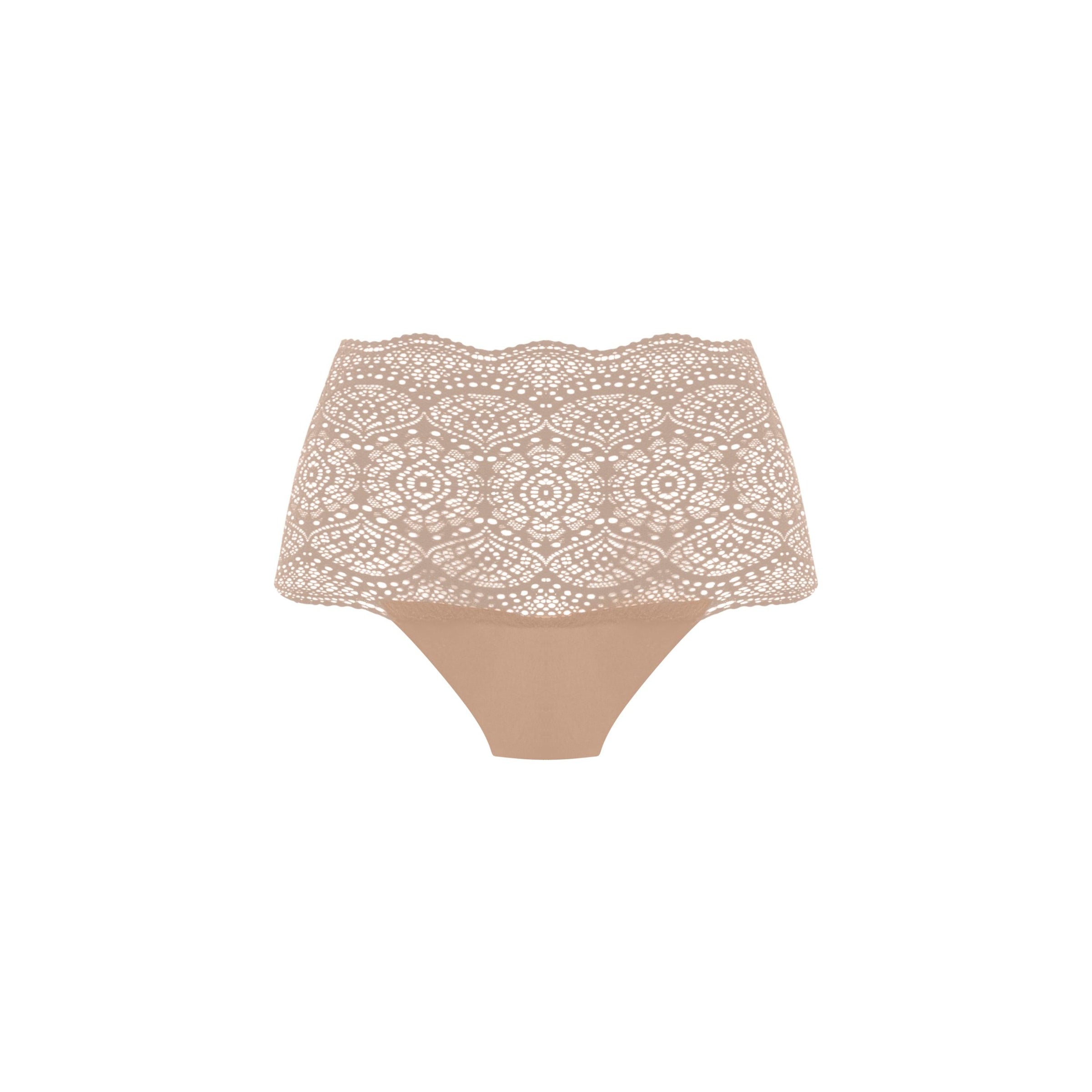 Fantasie "Lace Ease" Natural Beige Invisible Stretch Full Brief - Lion's Lair Boutique - ALT, continuity, Fantasie, HIW, L, lingerie, M, S, XL, XS - Fantasie