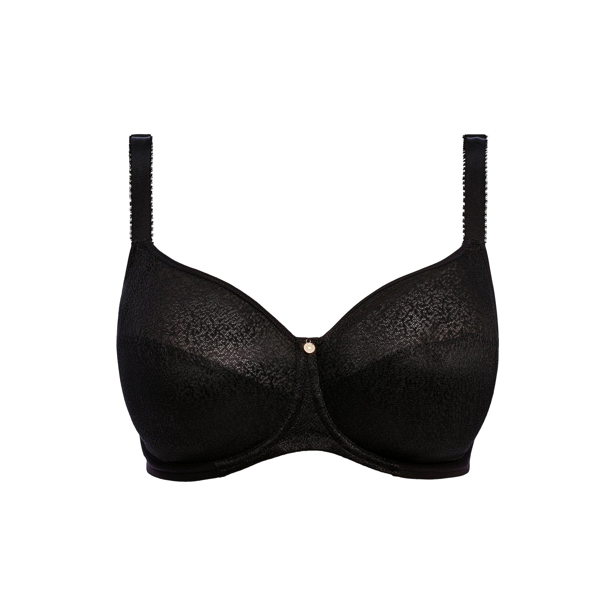 Fantasie "Demure" Black UW Moulded Non Padded Bra (D-H)