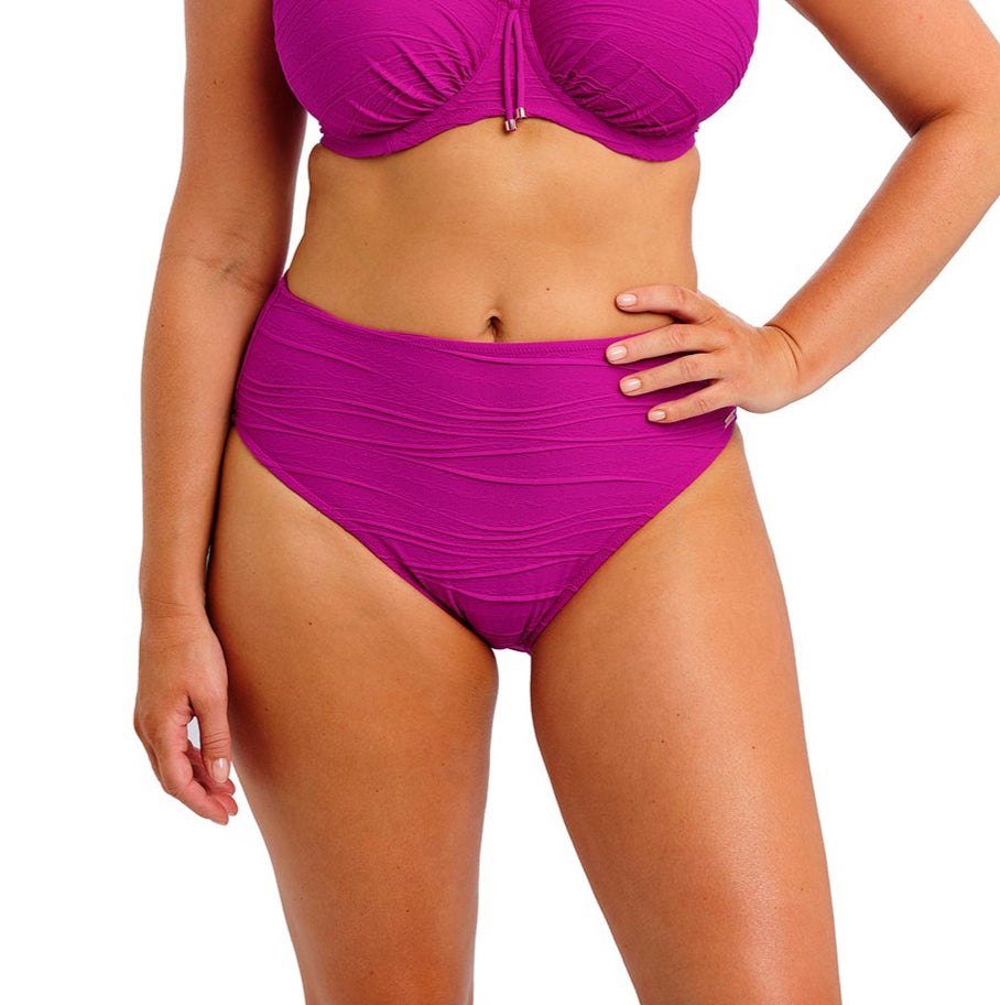Fantasie “Beach Waves” Bright Fuchsia High Waist Bikini Brief