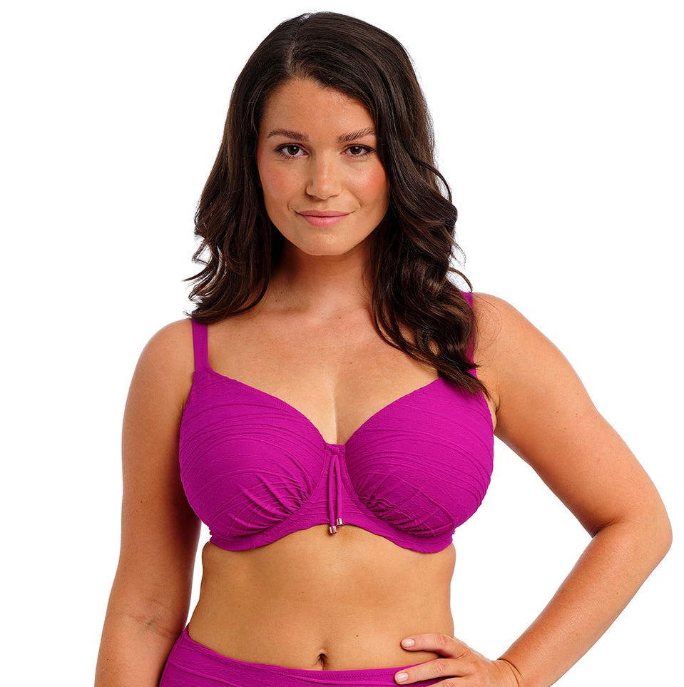 Fantasie "Beach Waves" Bright Fuchsia UW Gatherered Full Cup (D-H)