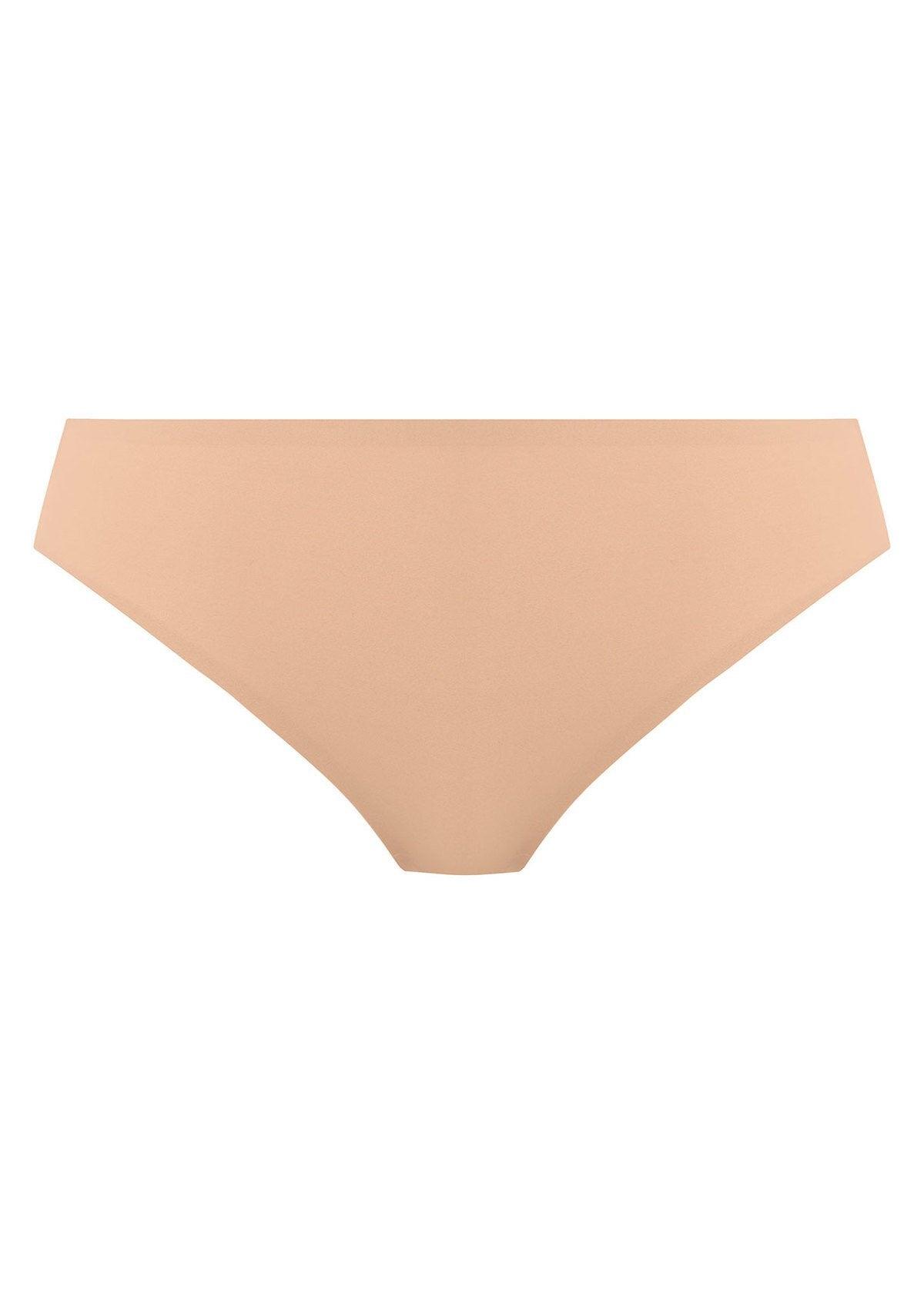 Fantasie "Smoothease" Natural Beige Invisible Stretch Thong - Lion's Lair Boutique - continuity, Fantasie, L, lingerie, M, S, THG, XL, XS - Fantasie