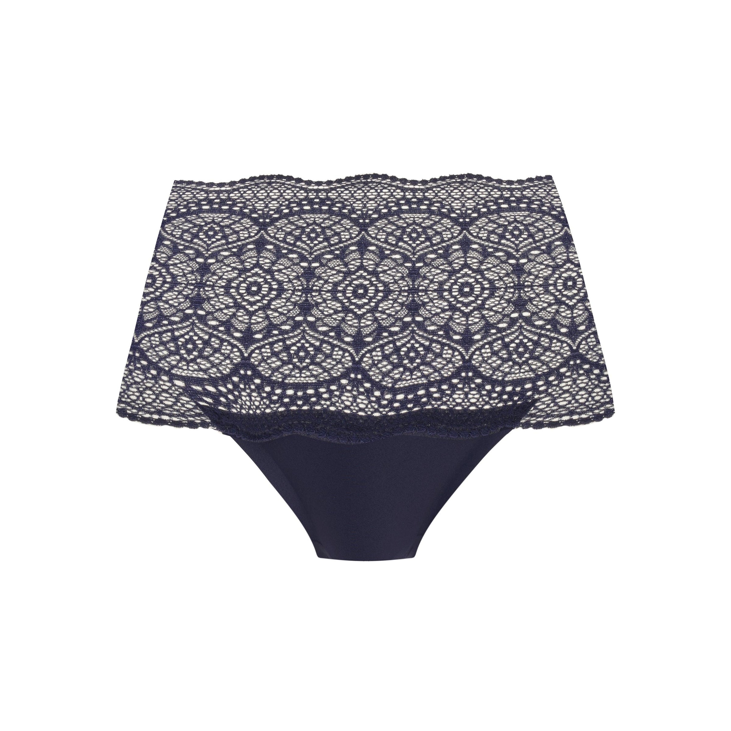 Fantasie "Lace Ease" Navy Invisible Stretch Full Brief - Lion's Lair Boutique - ALT, continuity, Fantasie, HIW, L, lingerie, M, S, XL, XS - Fantasie