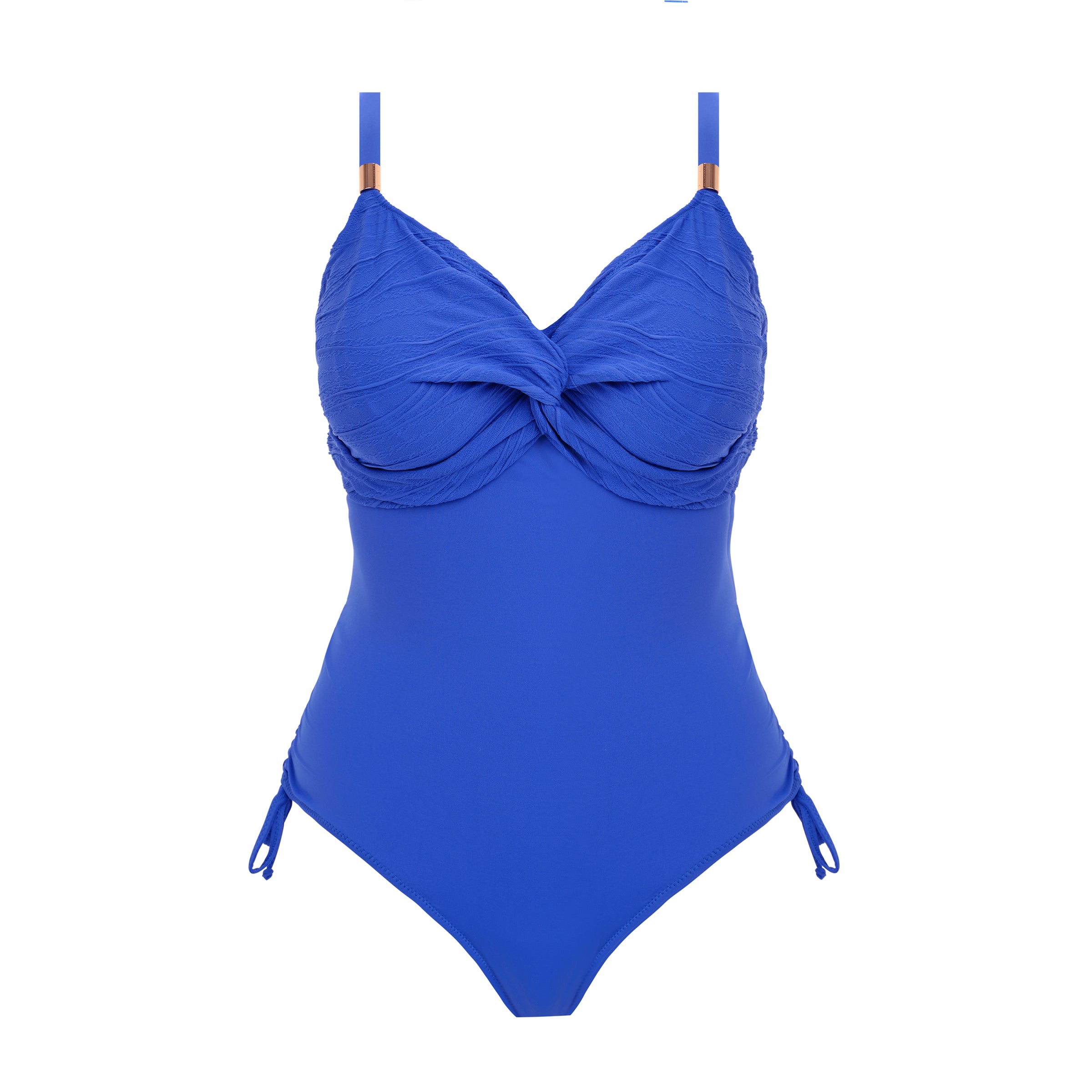 Fantasie "Beach Waves" Ultramarine UW Twist Front Swimsuit with Adjustable Leg (D-H)