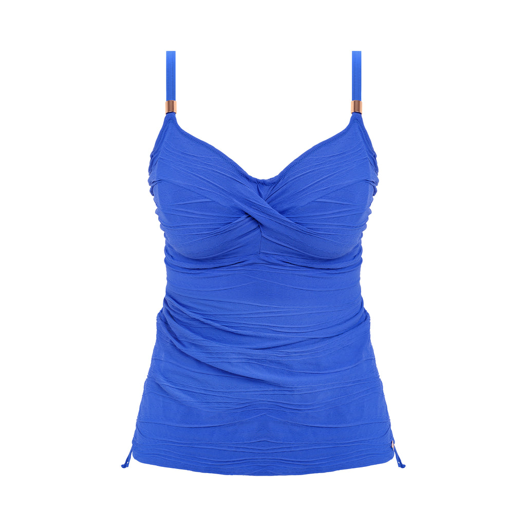 Beach Waves H Cup Twist Front Tankini Separate