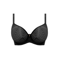 Freya "Tailored" Black UW Moulded Plunge T-shirt Bra (D-GG)