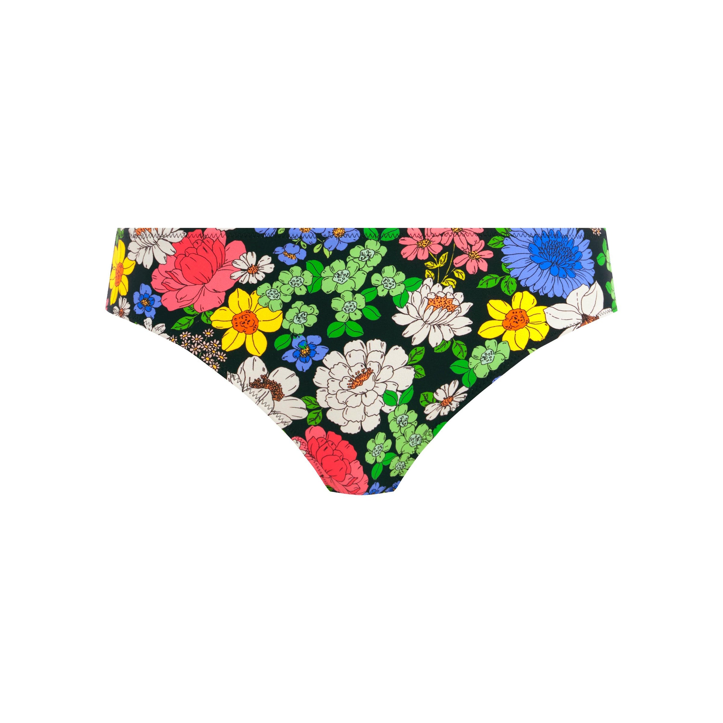 Freya "Floral Haze" Bikini Brief - Lion's Lair Boutique - 2X, Black, Bottom, Fashion, Freya, HIP, L, Pattern, S, SALE, Swimwear, Warehouse, XL, XS - Freya