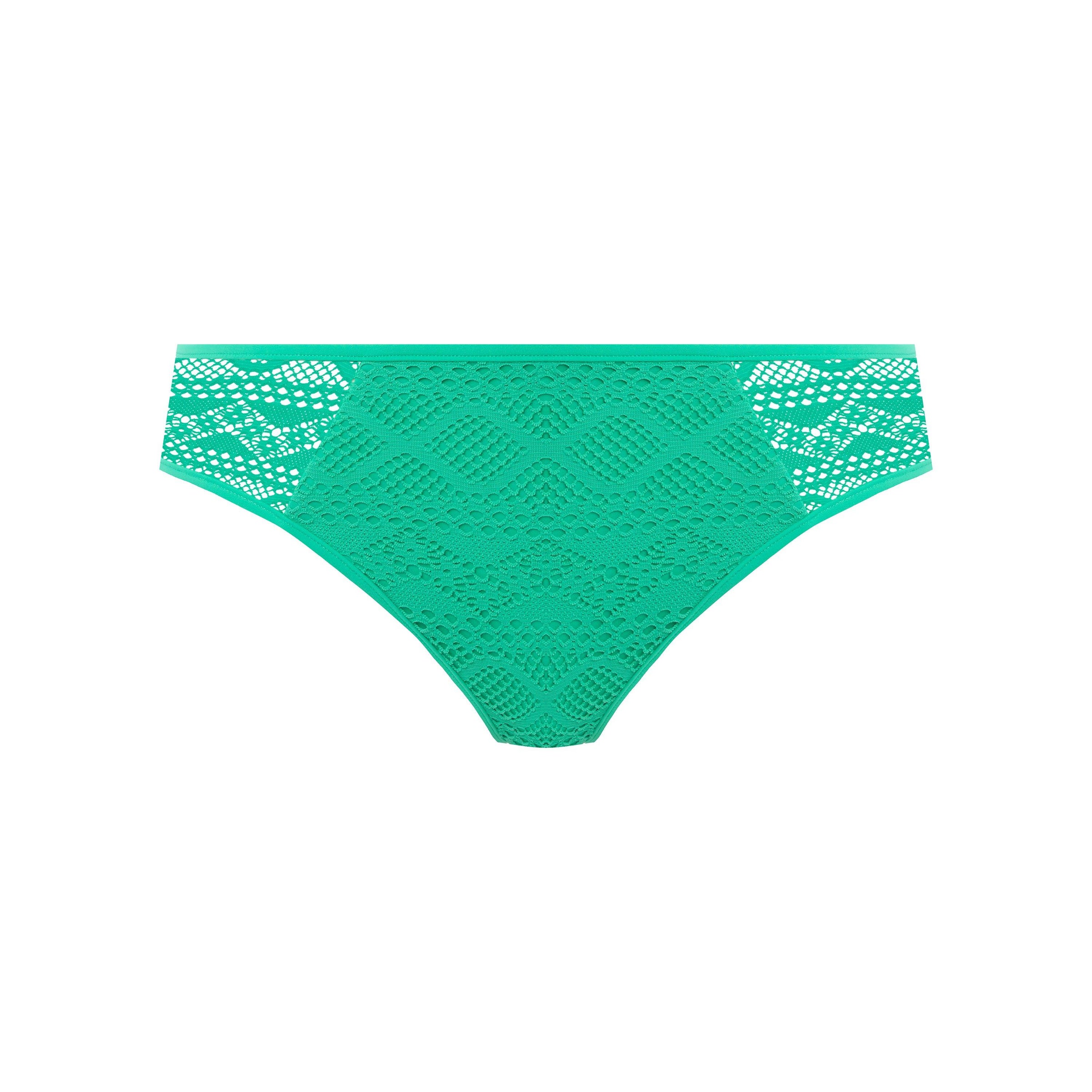 Freya "Sundance" Jade Bikini Brief - Lion's Lair Boutique - Bikini, Bottom, Classic, Fashion, Freya, HIP, L, M, Pattern, SALE, Sundance, Swimwear, Warehouse - Freya