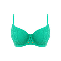 Freya "Sundance" Jade UW Sweetheart Bikini Top (E-GG) - Lion's Lair Boutique - 30, 32, 34, 36, 38, Bikini, E, F, Fashion, FF, Freya, G, GG, Pattern, SALE, Sundance, Swimwear, UWP, Warehouse - Freya
