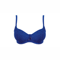 Freya "Sundance" Cobalt UW Sweetheart Padded Bikini Top (D-HH)