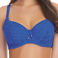 Freya "Sundance" Cobalt UW Sweetheart Padded Bikini Top (D-HH)