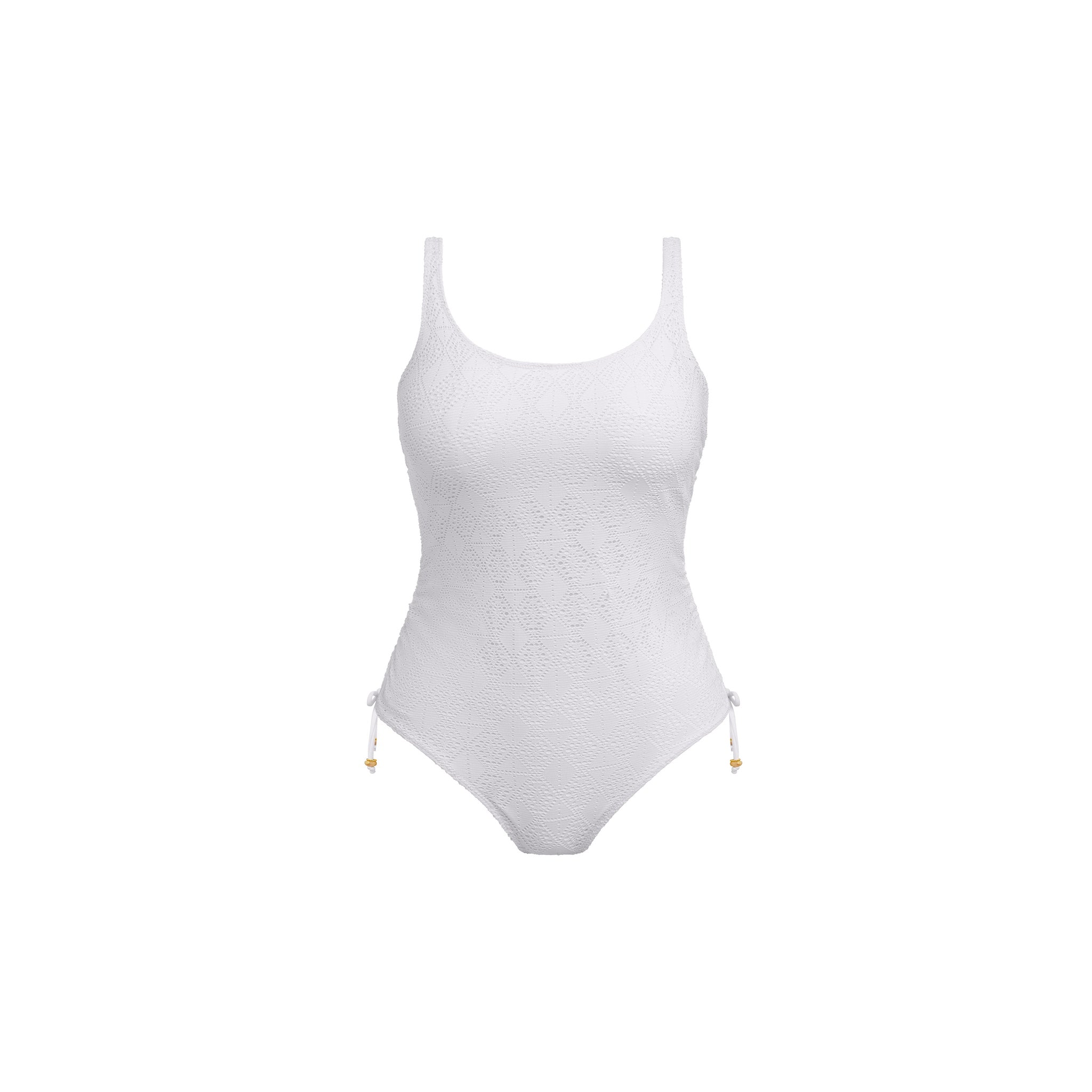 Freya "Nomad Nights" White UW Swimsuit (D-G)