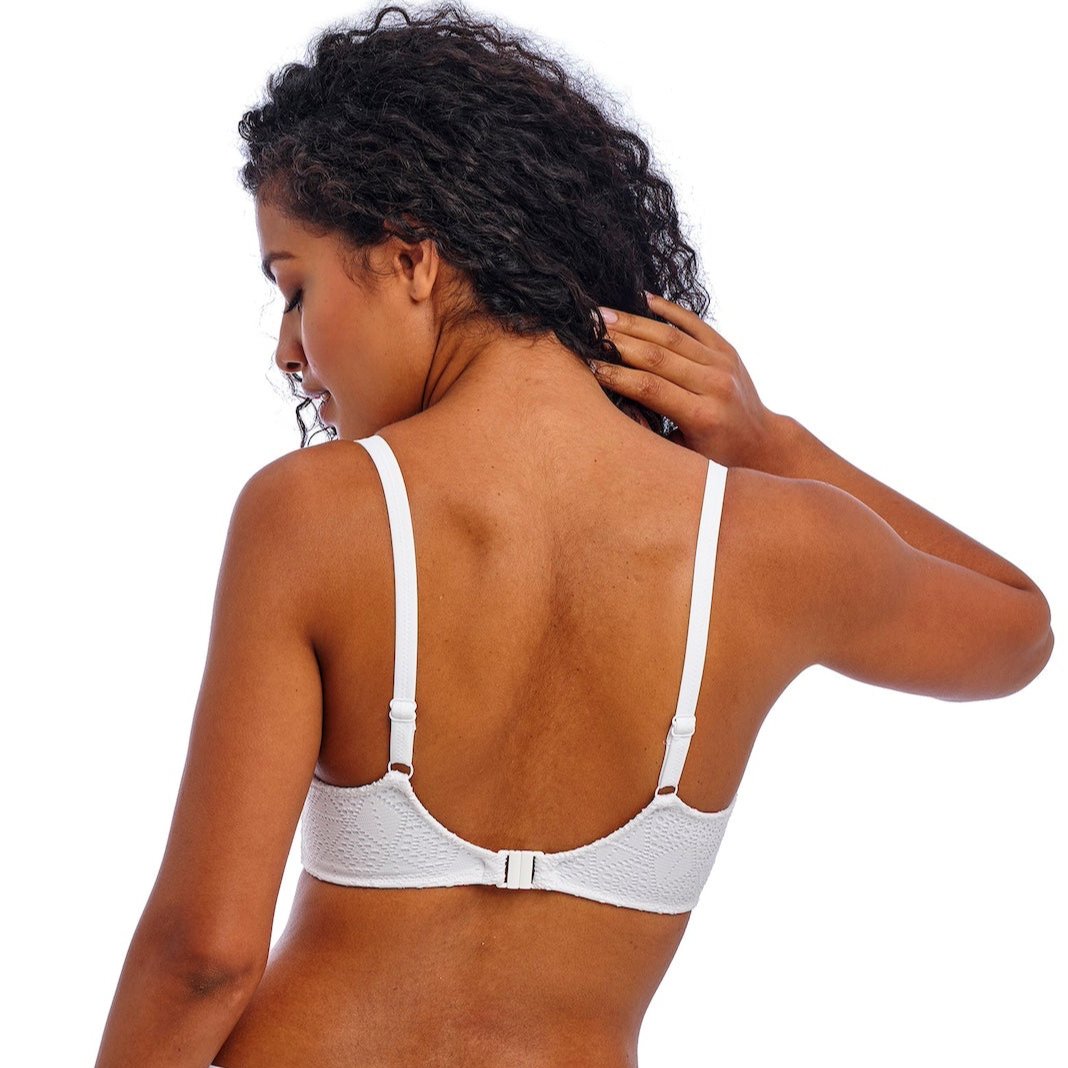 Freya "Nomad Nights" White UW Sweetheart Bikini Top (D-HH)