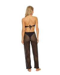 Guria Black Lattice Pants