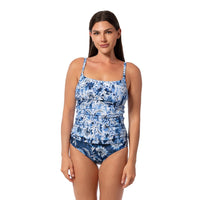 Jantzen “Ocean Mosaic” Eden Cami Tankini Top