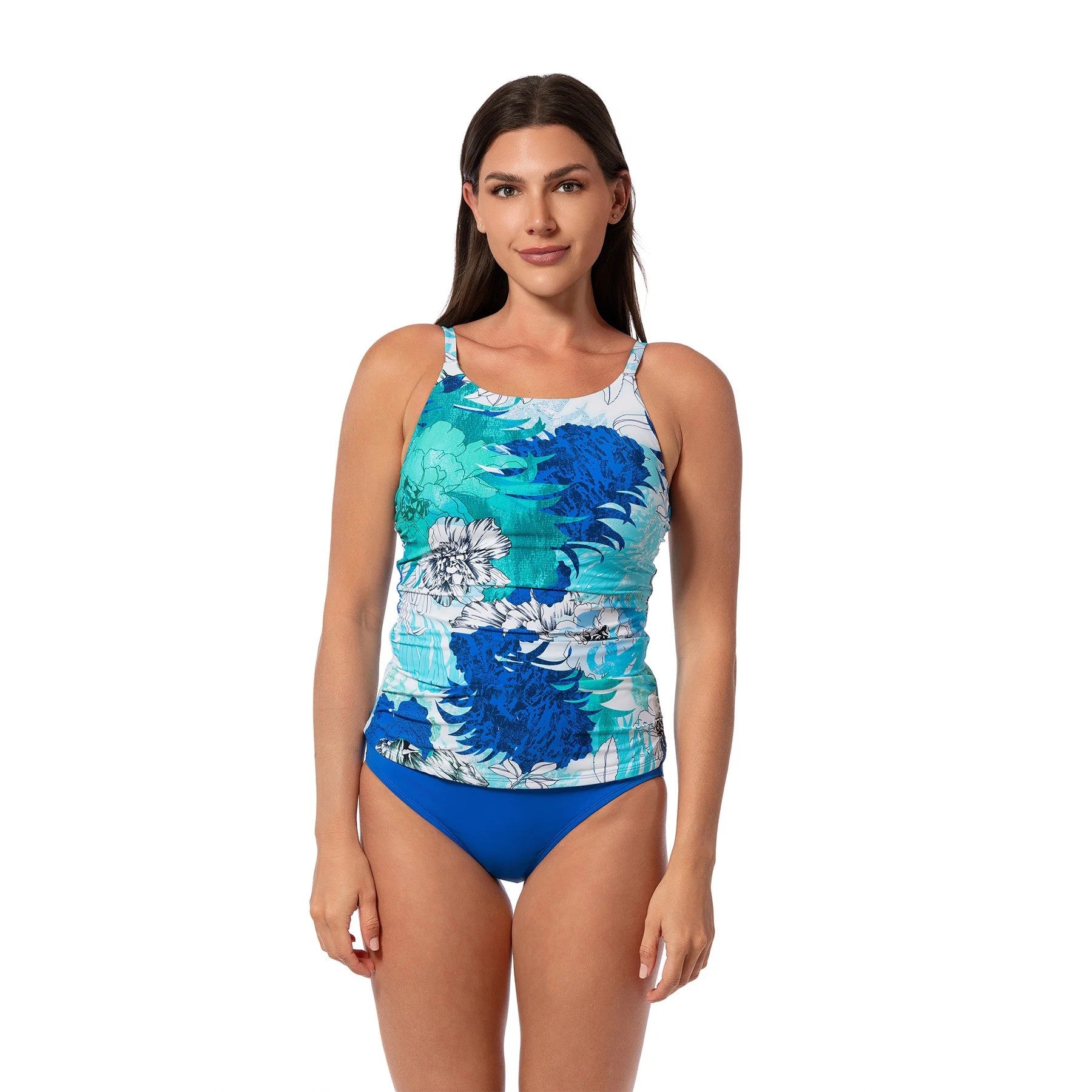 Jantzen "Glowing Fields" Lauren Tankini Top