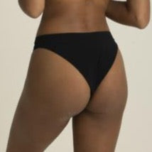 Miss Mandalay "Icon" Black High Leg Bikini Brief