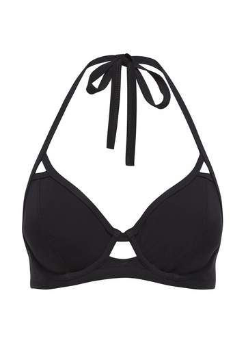 Miss Mandalay "Icon" Black UW Halter Bikini T0- (E-FF)