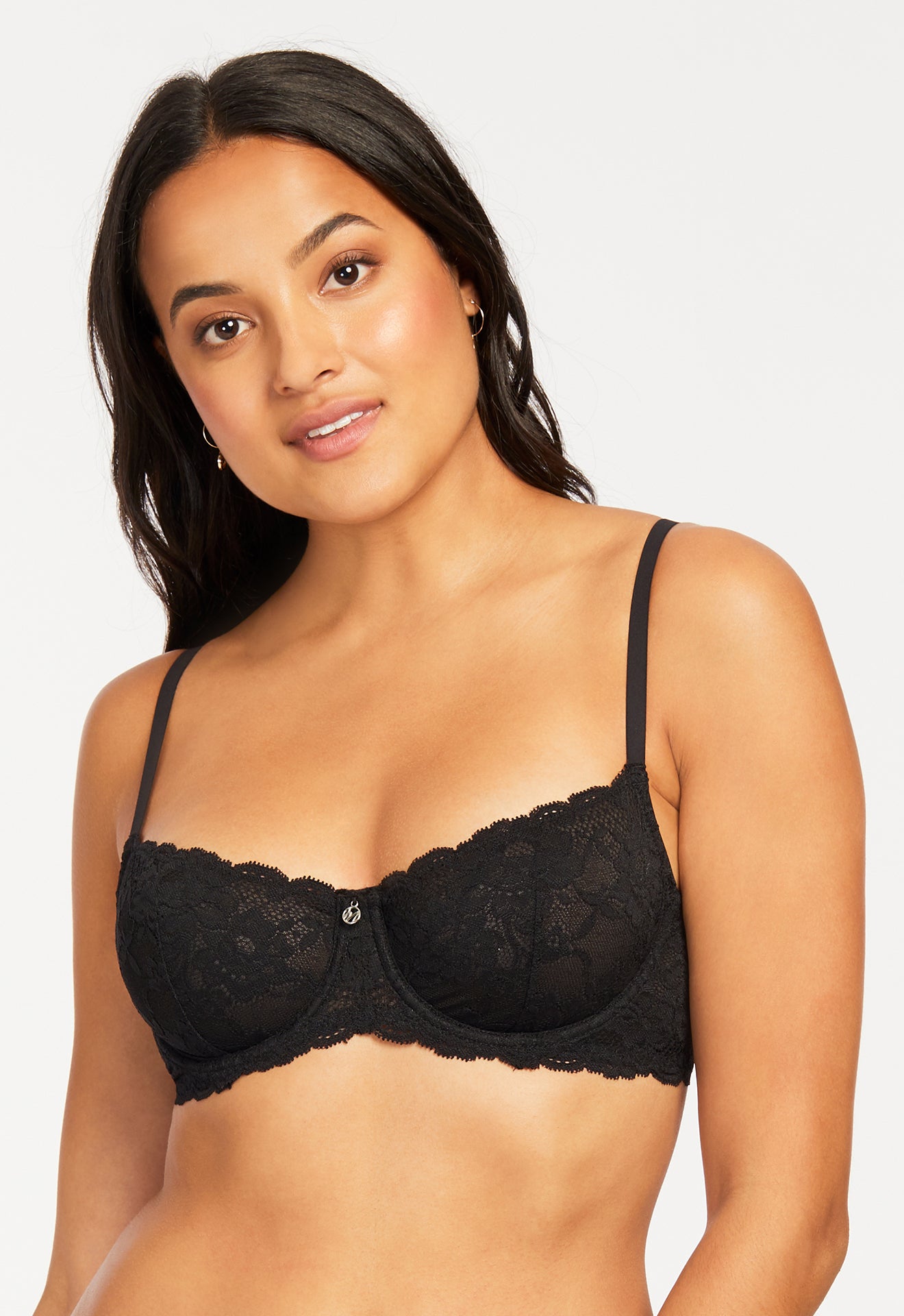 Montelle "Flirt" Black UW Bra (A-F)