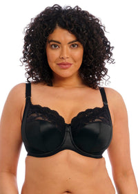 Elomi "Molly" Black UW Nursing Bra (F-KK) - Lion's Lair Boutique - 32, 34, 36, 38, 40, 42, 44, BBY, continuity, elomi, F, FF, G, GG, H, HH, J, JJ, K, lingerie, Nursing - Elomi