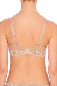 Natori "Feathers" UW Café Full Figure Contour Bra - Lion's Lair Boutique - 30, 32, 34, 36, 38, 40, 42, BSF, continuity, D, DD, E, F, Feathers, FF, lingerie, Natori - Natori