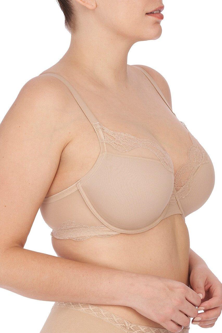 Natori "Elusive" Cafe UW Full Fit Bra (C-FF) - Lion's Lair Boutique - 32, 34, 36, 38, 40, 42, BST, C, continuity, D, DD, E, F, FF, lingerie, Natori, seamless - Natori