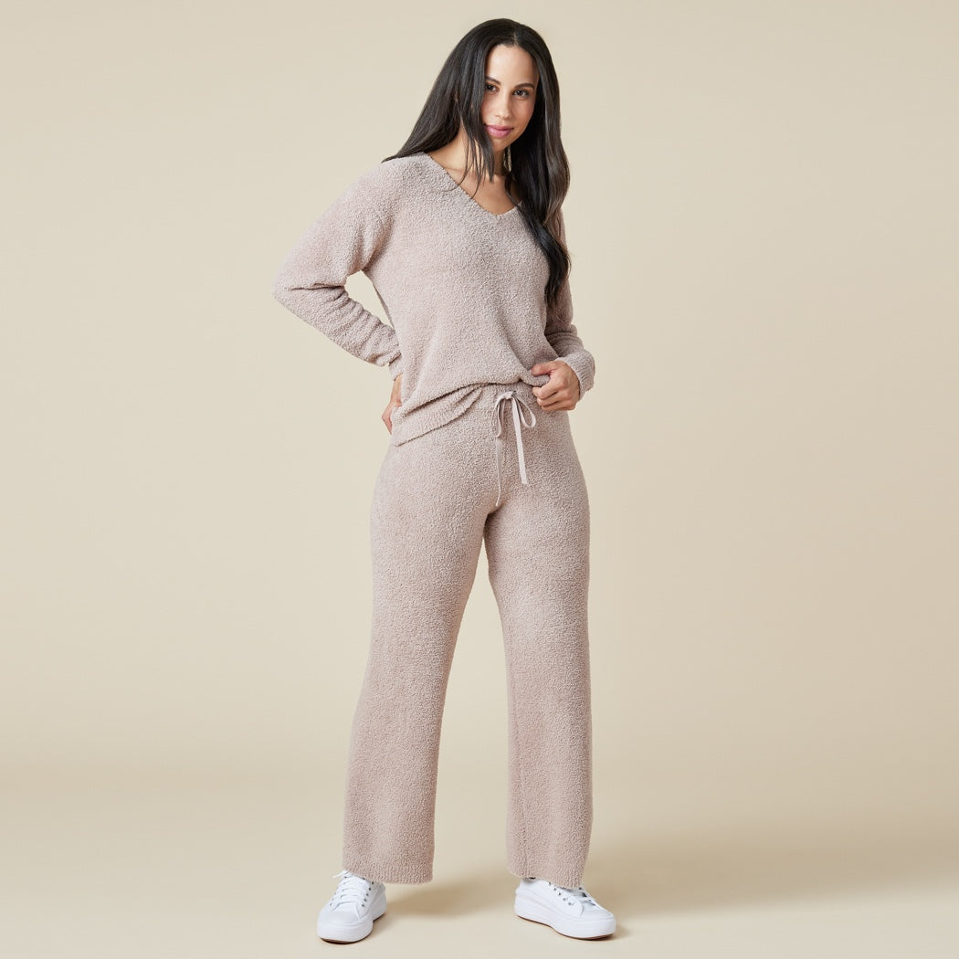 Softies Coco Marshmallow V-Neck Lounge Set