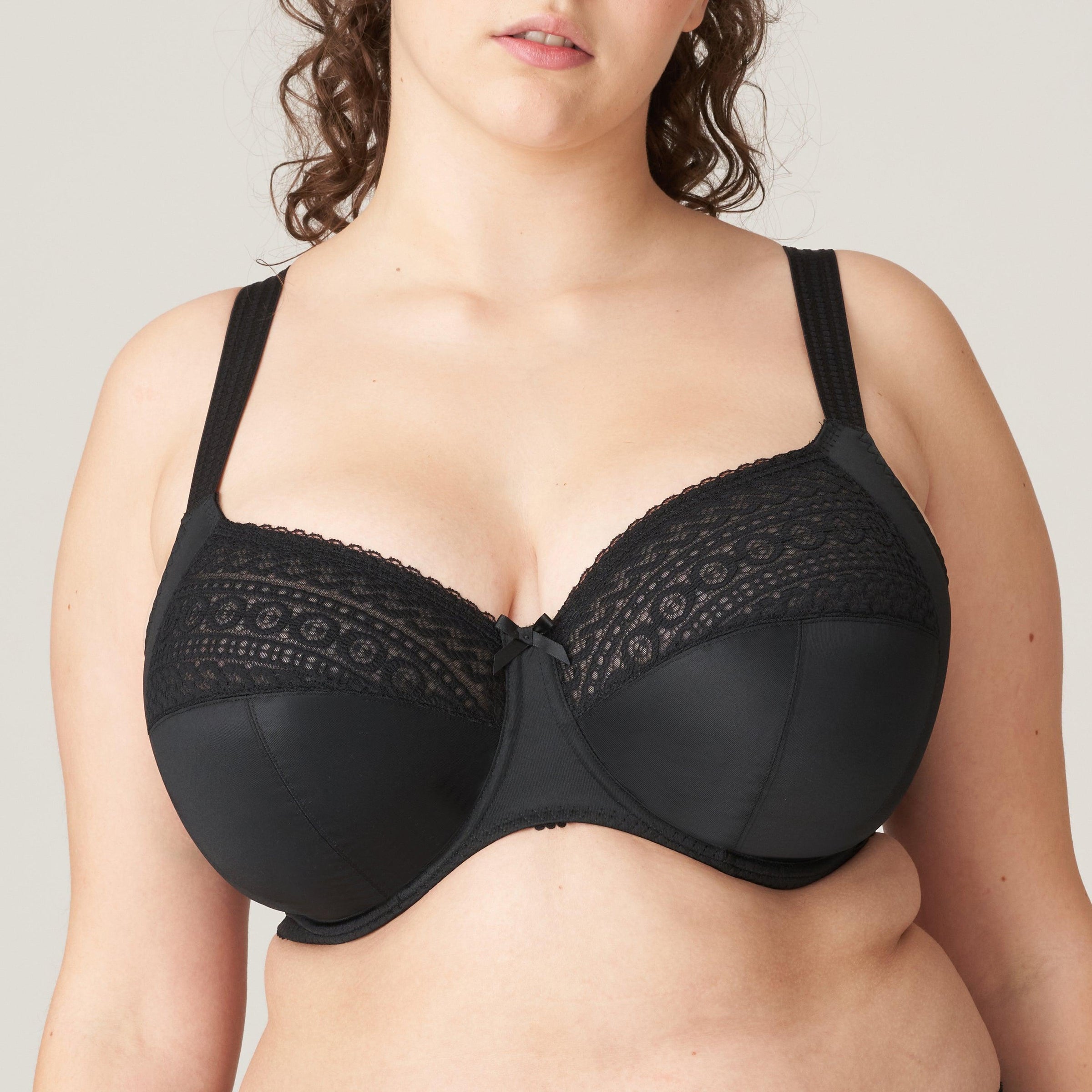 Prima Donna "Montara" Black UW Full Cup Bra (I-M) - Lion's Lair Boutique - 32, 34, 36, 38, 40, 42, 44, 46, 48, 50, ALT, BR4, C, continuity, D, deep cup, E, F, full cup, G, H, I, J, K, L Cup, lingerie, M Cup, MAR 2023, Prima Donna - Prima Donna