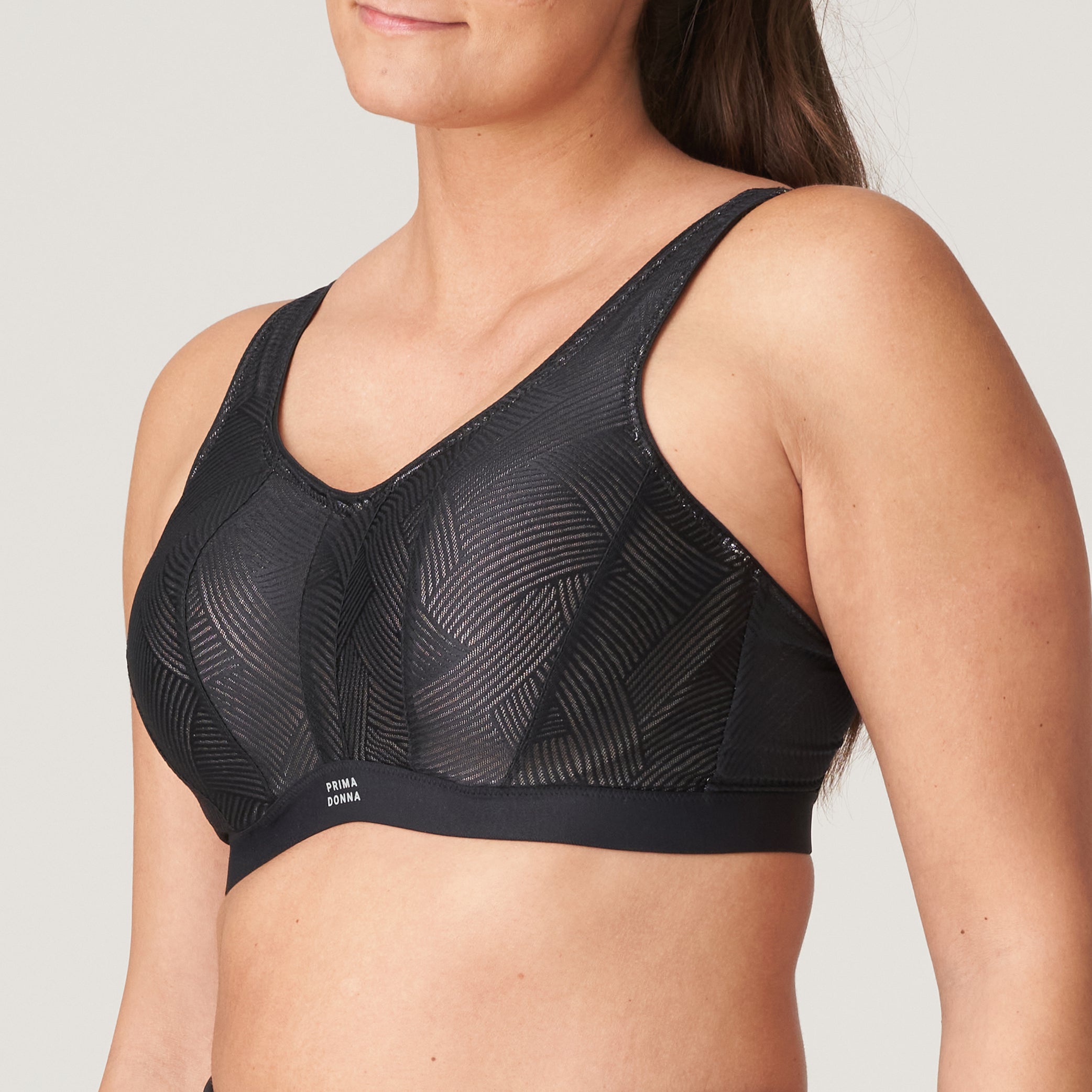 Prima Donna "The Game" Black UW Sports Bra (C-H)