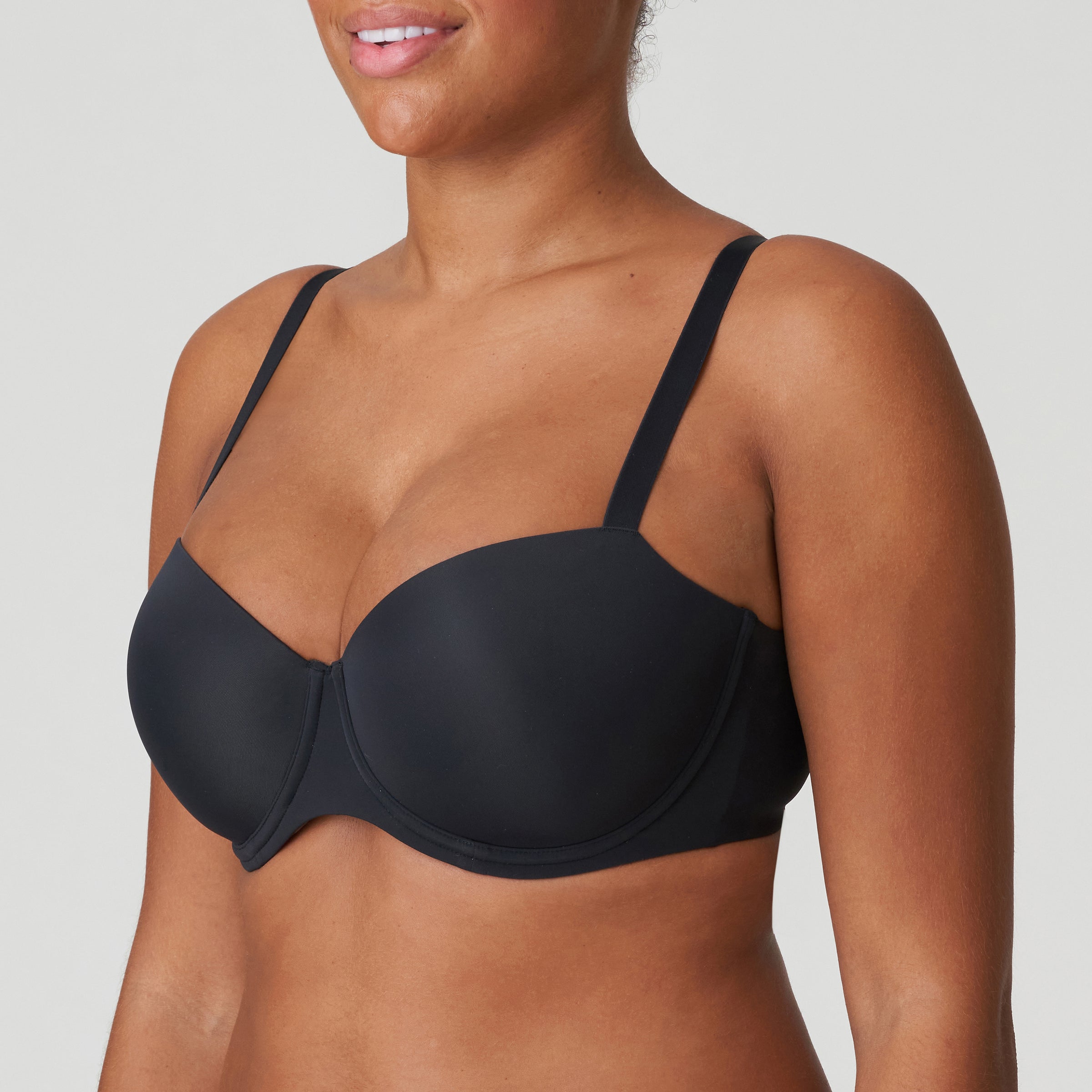 Prima Donna "Figuras" Charcoal Padded Balcony Bra (B-H)