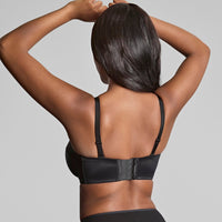 Panache "Alice" Black UW Balcony Strapless Bra (D-J)