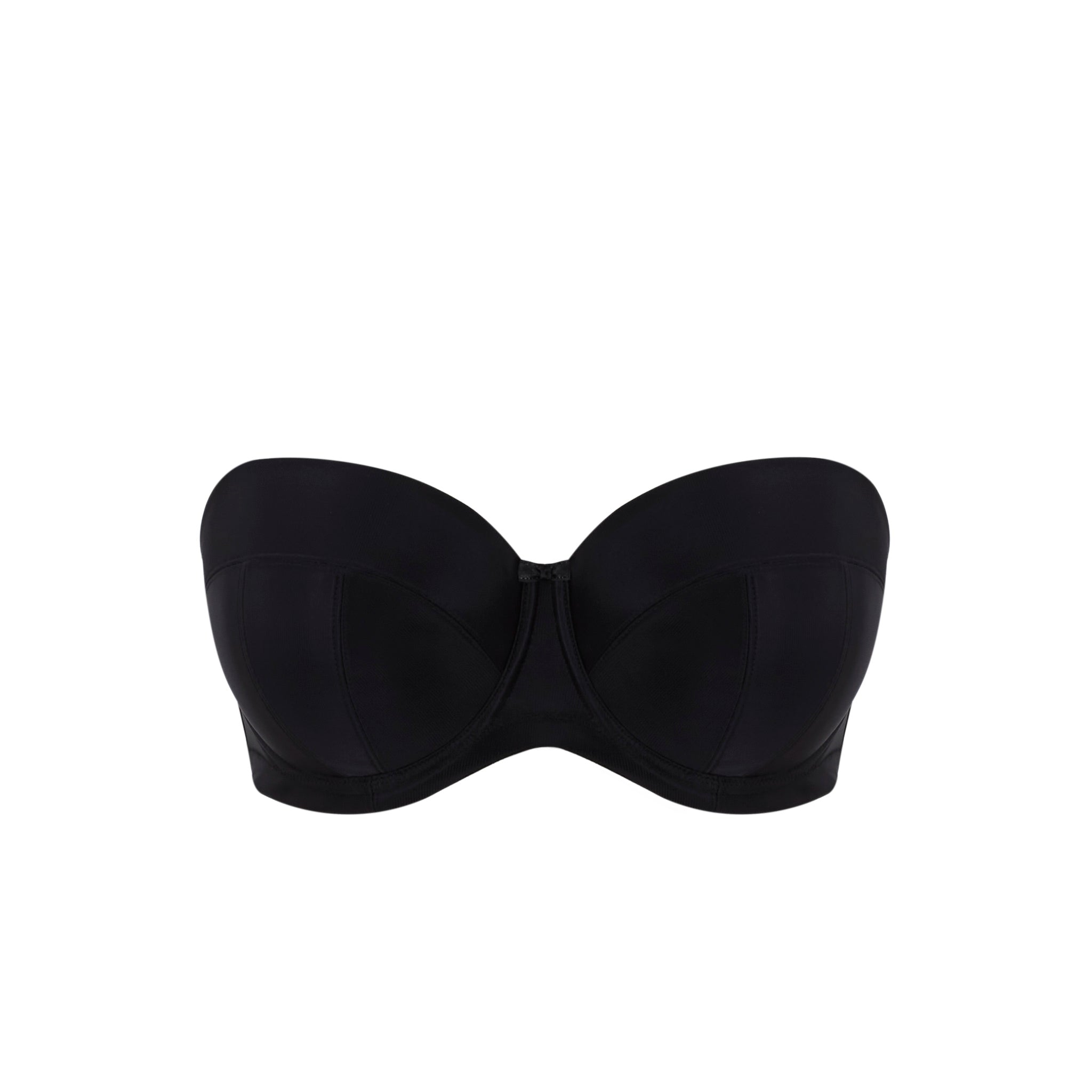 Panache "Alice" Black UW Balcony Strapless Bra (D-J)