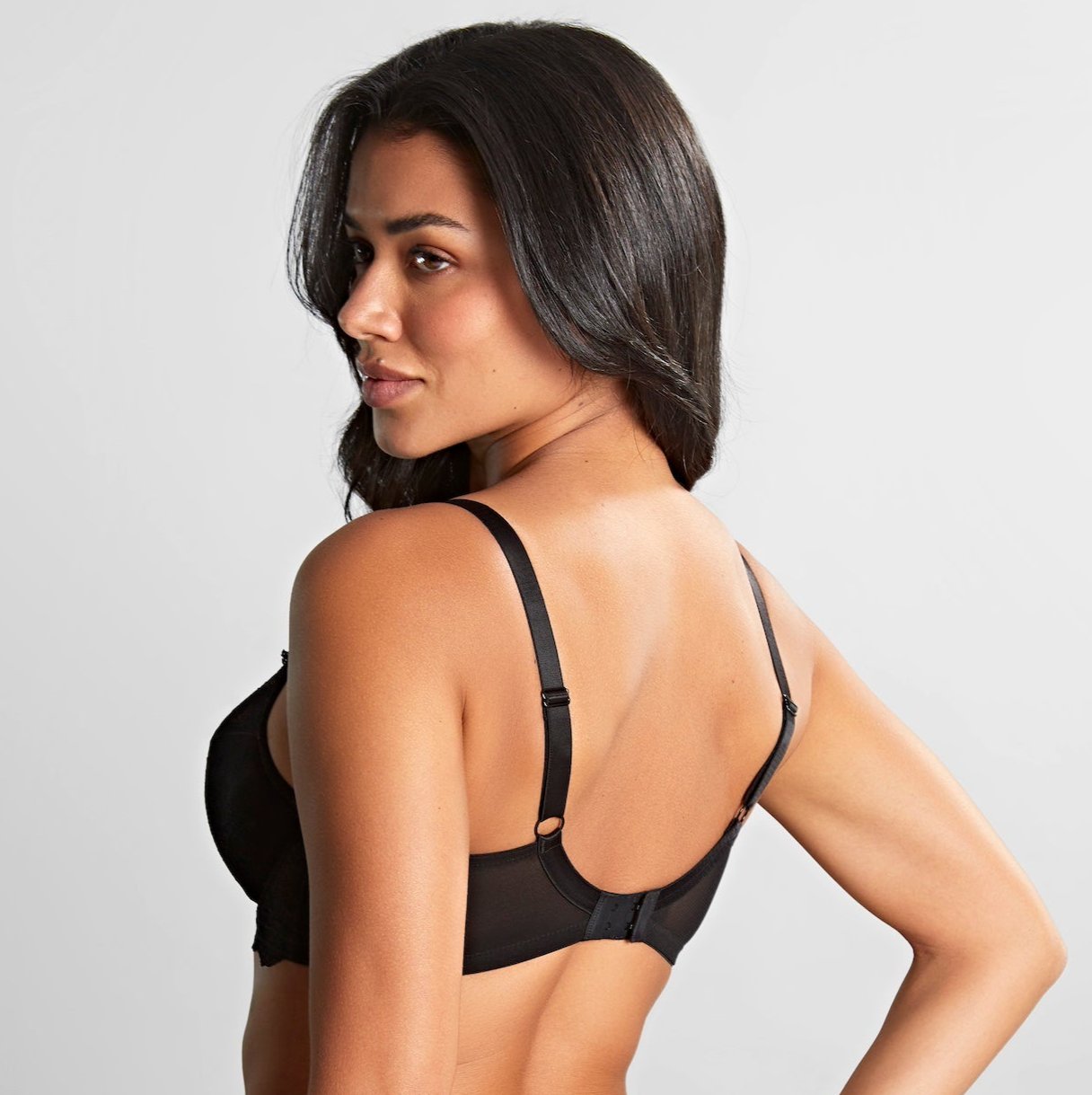 Panache "Ana" Black UW Plunge Bra (D-J)