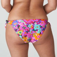 Prima Donna "Najac" Floral Explosion Tie Side Bikini Briefs - Lion's Lair Boutique - Bottom, Fashion, FEB 2024, L, M, Pattern, Prima Donna, S, Swimwear, TSD, Twist, XL, XS - Prima Donna