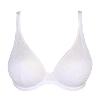 Prima Donna Twist "Epirus" White UW Half Padded Plunge Bra (C-G)