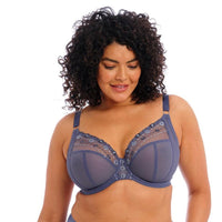 Elomi "Matilda" Denim UW Plunge Bra - Lion's Lair Boutique - 32, 34, 36, 38, 40, 42, 44, 46, BPX, DD, E, elomi, F, Fashion, FF, G, GG, H, HH, J, Jan 2023, JJ, K, lingerie, MATILDA, plunge - Elomi