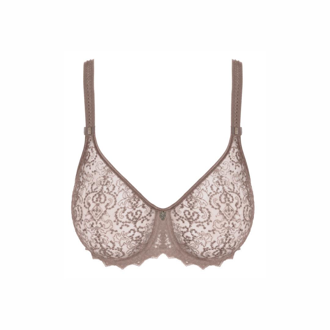 White invisible lace underwire full cup bra | CASSIOPEE | Empreinte  Official Boutique